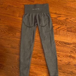 NVGTN grey high rise contour pants